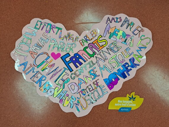 Picture of art project completed by class